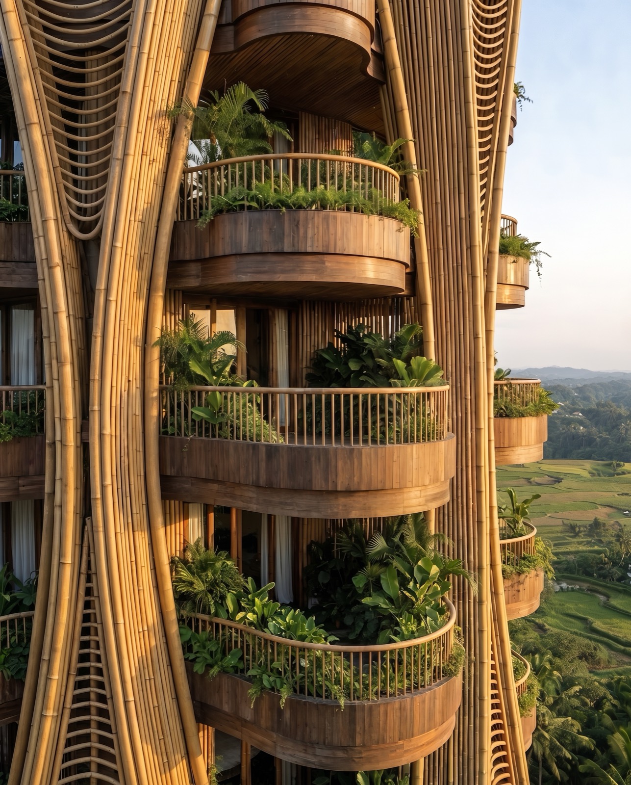 Grove — every floor opening to the fields