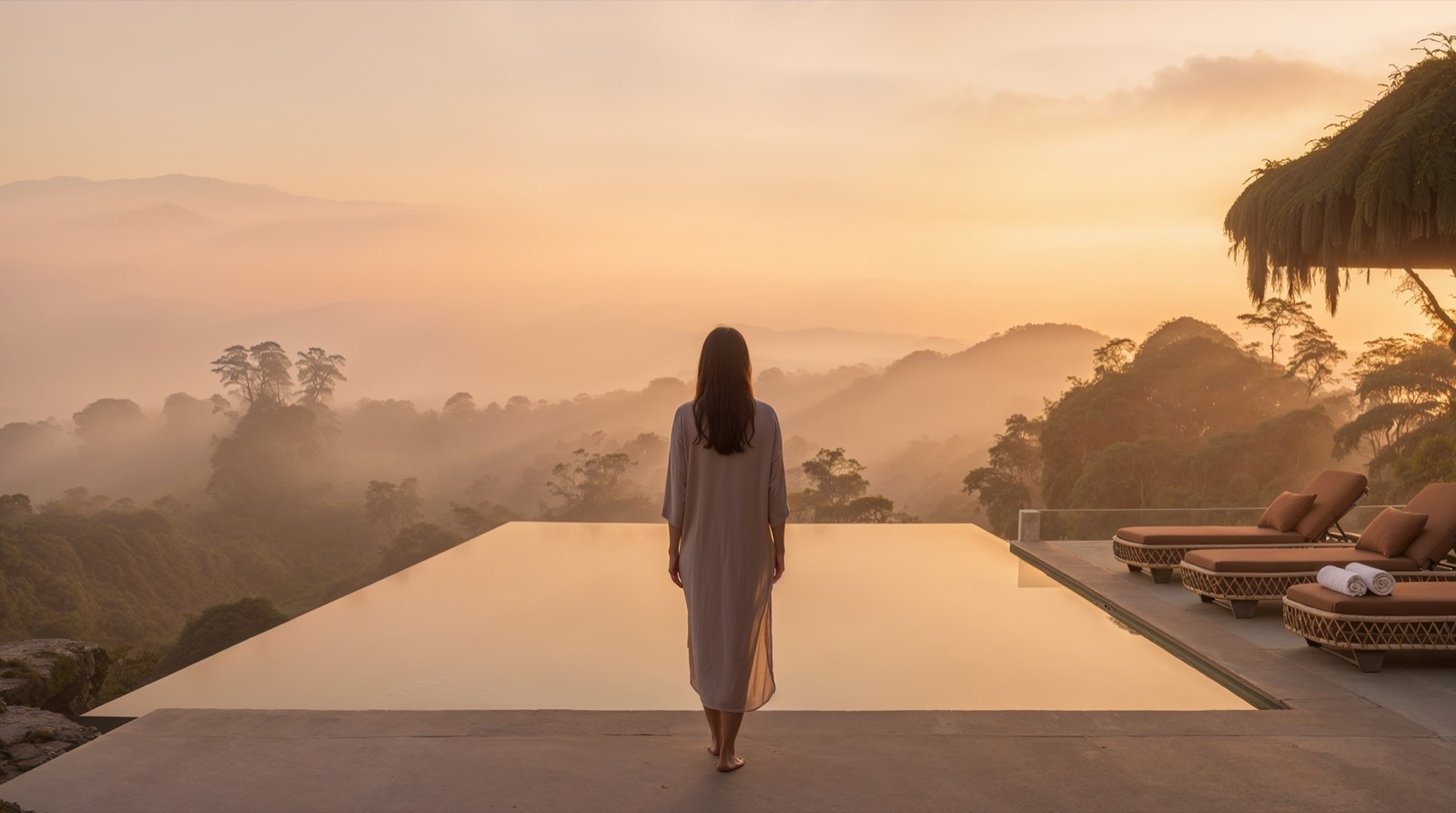 Still Water — a pool that holds the sky perfectly still